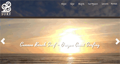 Desktop Screenshot of cannonbeachsurf.com